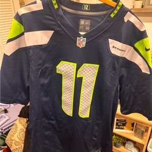 NFL Seahawks Blue and Green Jersey
